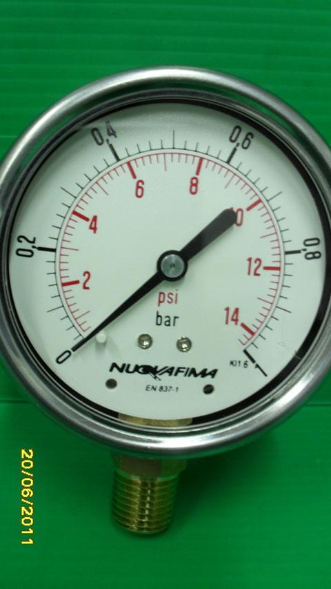 PRESSURE GAUGE เกจวัดแรงดัน,PRESSURE GAUGE,NUOVA FIMA,Instruments and Controls/Micrometers