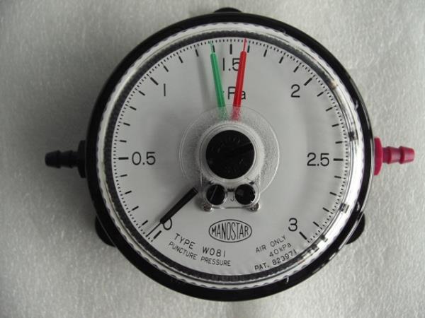 MANOSTAR Low Differential Pressure Gauge WO81FT3E,WO81FT3E, WO81, MANOSTAR, YAMAMOTO, Pressure Gauge,MANOSTAR,Instruments and Controls/Gauges