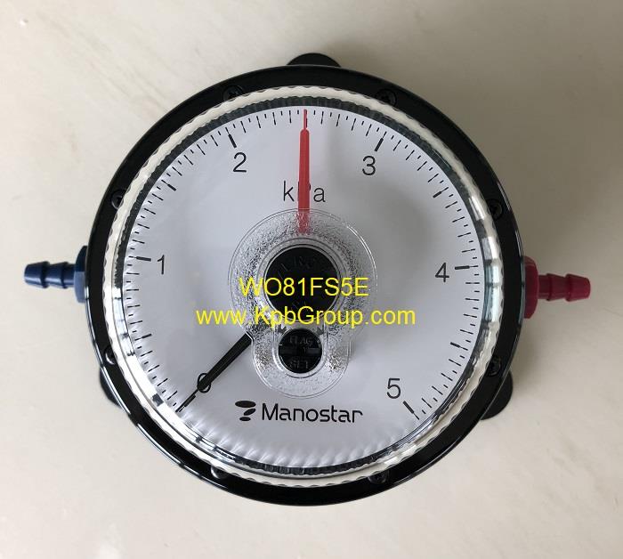 MANOSTAR Low Differential Pressure Gauge WO81FS5E,WO81FS5E, MANOSTAR, YAMAMOTO, Pressure Gauge, WO81,MANOSTAR,Instruments and Controls/Gauges