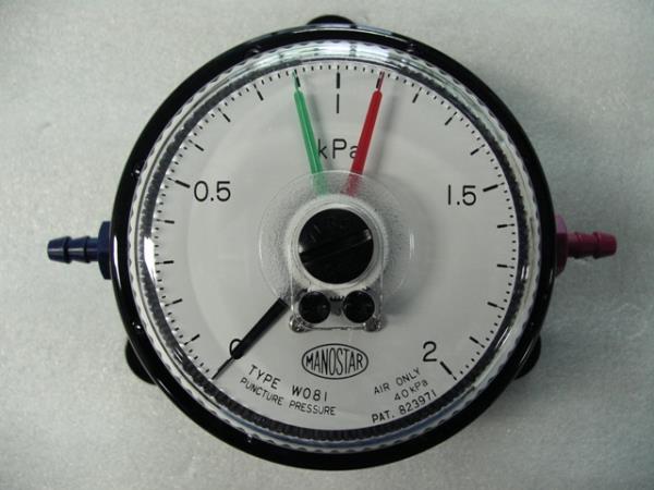 MANOSTAR Low Differential Pressure Gauge WO81FT2E,WO81FT2E, MANOSTAR, YAMAMOTO, W081,MANOSTAR,Instruments and Controls/Gauges
