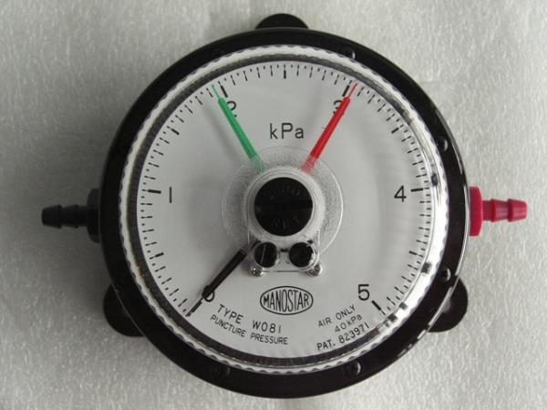 MANOSTAR Low Differential Pressure Gauge WO81FT5E,WO81FT5E, MANOSTAR, YAMAMOTO, W081,MANOSTAR,Instruments and Controls/Gauges