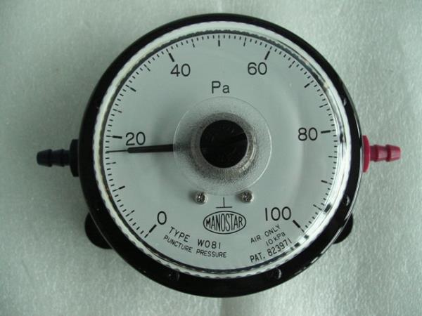 MANOSTAR Low Differential Pressure Gauge WO81FN100DV,WO81FN100DV, WO81FN, WO81, MANOSTAR, W081FN100DV,MANOSTAR,Instruments and Controls/Gauges