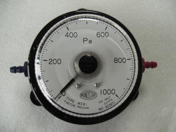MANOSTAR Low Differential Pressure Gauge WO81FN1000D,WO81FN1000D, WO81FN, WO81, MANOSTAR, YAMAMOTO,MANOSTAR,Instruments and Controls/Switches