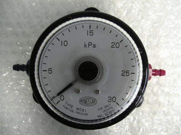 MANOSTAR Low Differential Pressure Gauge WO81FN30E,WO81FN30E, WO81FN, WO81, MANOSTAR, YAMAMOTO,MANOSTAR,Instruments and Controls/Indicators