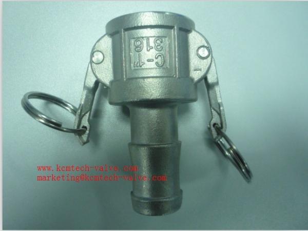 DN15 Stainless steel 316 quick coupling Stainless steel camlock coupling B quick,QUICKLY COUPLING,kcm,Construction and Decoration/Pipe and Fittings/Pipe & Fitting Accessories