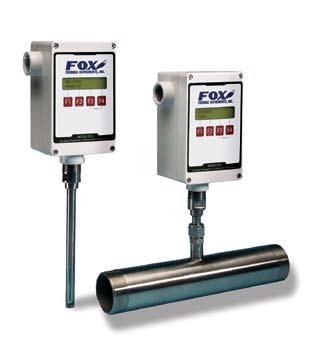 Gas Mass Flow Meter and Temperature Transmitter,Mass Flow Meter,Fox,FT2,Gas Mass Flow Meter,Temperature Transmitter,FOX,Instruments and Controls/Flow Meters