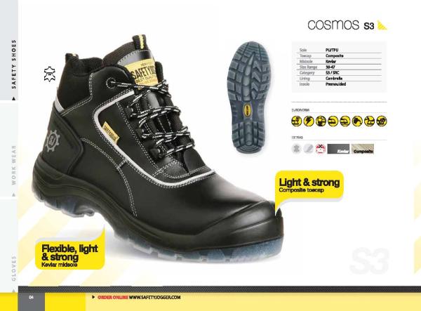 รองเท้าเซฟตี้หัวเหล็ก Safety Jogger Cosmos S3,รองเท้าเซฟตี้,รองเท้านิรภัย,Safety Jogger,Cosmos ,Safety Jogger,Plant and Facility Equipment/Safety Equipment/Foot Protection Equipment