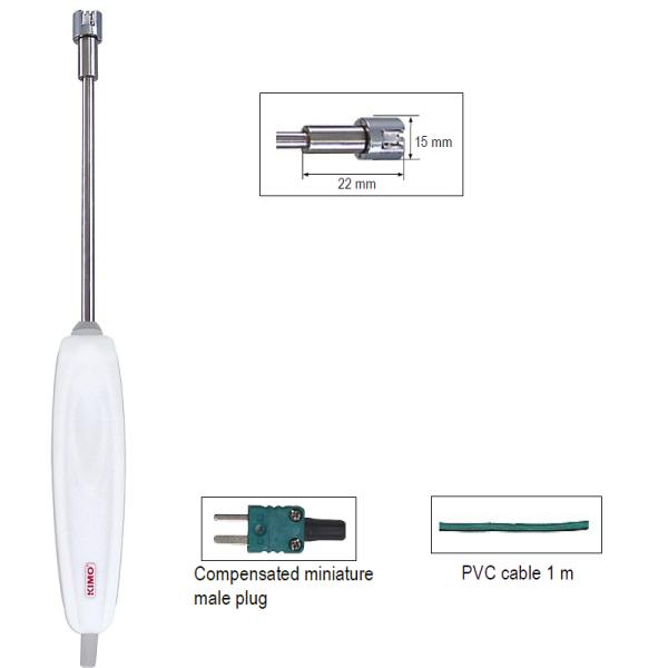 Thermocouple K probe for food industry,Thermocouple K probe for food industry, KIMO,Instruments and Controls/Flow Meters