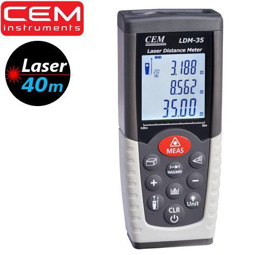 RF05 –Laser Distance Meter เครื่องวัดระยะ 40 เมตร วัดพื้นที่ ปริมาตร LDM-40,distance meter,CEM,Instruments and Controls/Measuring Equipment