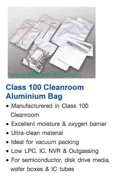 Class 100 Cleanroom Aluminium Bag,Class 100 Cleanroom Aluminium Bag,Class 100 Cleanroom Aluminium Bag,Electrical and Power Generation/Safety Equipment
