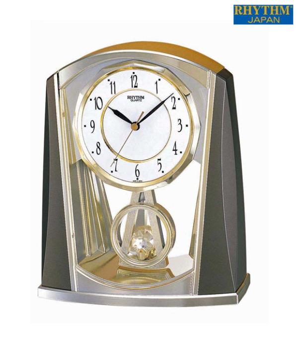 นาฬิกาตั้งโต๊ะ  RHYTHM  Table Clock รุ่น 4RP772WR08,นาฬิกาตั้งโต๊ะ  RHYTHM,RHYTHM,Plant and Facility Equipment/Office Equipment and Supplies/Furniture