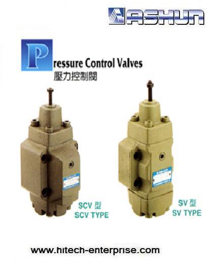 ASHUN - Pressure Control Valves ,ASHUN-SV-03T /SV-06T /SCV-03T /SCV-06T /  Pressure Control Valve,ASHUN,Machinery and Process Equipment/Machinery/Hydraulic Machine
