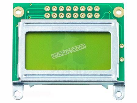 8x2 Character LCD - Silver Bezel (Parallel Interface),LCD ,,Automation and Electronics/Electronic Equipment/Modulators