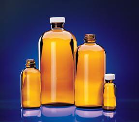 Fisherbrand Amber Boston Rounds,Bottles,Fisher Scientific,Materials Handling/Bottles