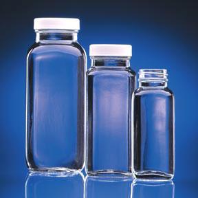 Fisherbrand Clear French Squares,Bottles,Fisher Scientific,Materials Handling/Bottles