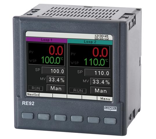 RE92 controller - dual loop - for industry purpose,Temp Controller,LUMEL,Automation and Electronics/Automation Equipment/General Automation Equipment