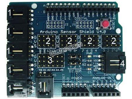 Arduino Sensor Shield V4 digital analog module & servos ,Arduino Sensor Shield V4,,Automation and Electronics/Electronic Equipment/Modules