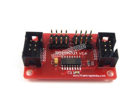 Arduino ShiftOut Module for IDC Shield 1 cable included ,Arduino ShiftOut Module,,Automation and Electronics/Electronic Equipment/Modules