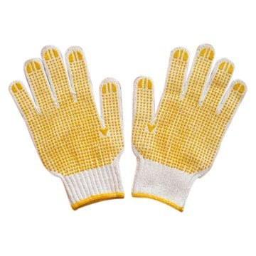 ถุงมือจุดเหลือง (PVC),ถุงมือจุดเหลือง,ถุงมือดอทเหลือง,ถุงมือทอ,ถุงมือกันลื่น,,Plant and Facility Equipment/Safety Equipment/Gloves & Hand Protection