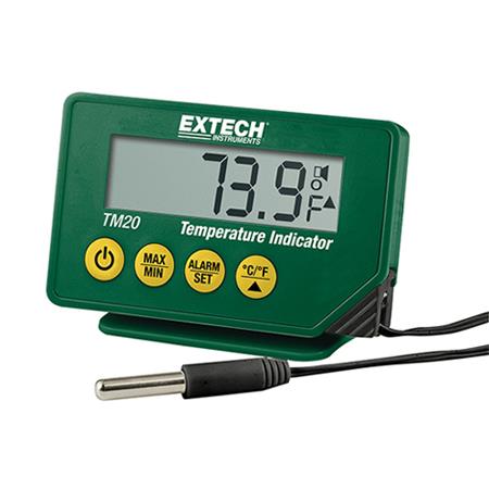 เครื่องวัดอุณหภูมิ ตั้งค่าเตือน Alarm Hi-LOW สูง-ต่ำได้ Compact Temperature Indicator รุ่น TM20,เครื่องวัดอุณหภูมิ, ความชื้น,Thermo,Hygrometer,EXTECH,Instruments and Controls/Thermometers
