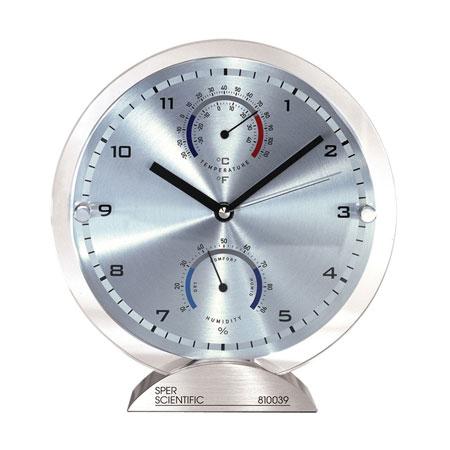 เครื่องวัดอุณหภูมิ ความชื้น นาฬิกานาฬิกาแบบอนาล็อก RH/Temp Clock,เครื่องวัดอุณหภูมิ, ความชื้น,นาฬิกา,RH/Temp Clock,Sper Scientific,Instruments and Controls/Thermometers