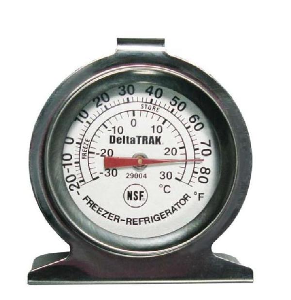 เครื่องวัดอุณหภูมิ ตู้แช่  ตู้เย็น Freezer-Refrigerator Thermometer,เครื่องวัดอุณหภูมิตู้แช่ตู้เย็นRefrigeratorThermo,Deltatrak,Instruments and Controls/Thermometers