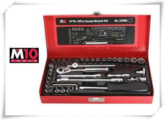 บ๊อกซ์ชุด 2 หุน M10 1/4" Drive Socket Set (35 Piece),M10 บ๊อกซ์ชุด 2 หุน  M10 1/4" Drive Socket Set ,M10,Tool and Tooling/Tool Sets