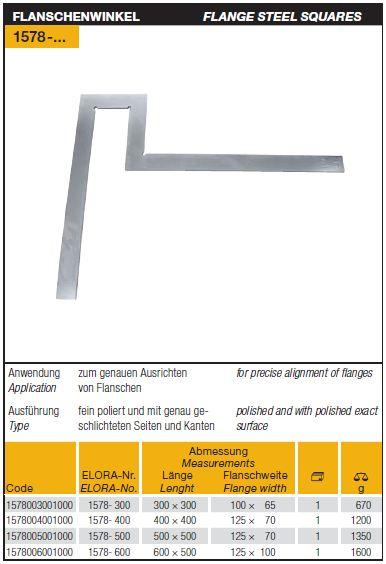 Flange Steel Squares,Flange Steel Squares, ELORA, Measuring,ELORA,Tool and Tooling/Machine Tools/General Machine Tools