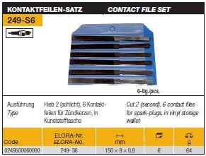 Contact File Set,Contact File Set, ELORA,  ,ELORA,Tool and Tooling/Machine Tools/General Machine Tools