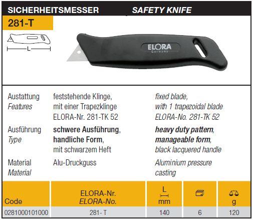 Safety Knife,Safety Knife, ELORA,  ,ELORA,Tool and Tooling/Machine Tools/General Machine Tools