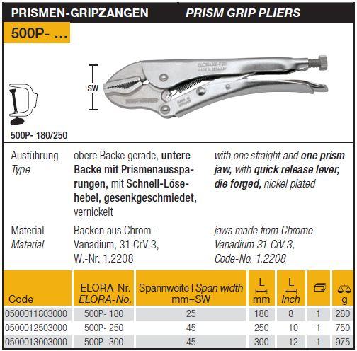 Prism Grip Pliers,Prism Grip Pliers, ELORA, Plumber&quots Tools,ELORA,Tool and Tooling/Machine Tools/General Machine Tools