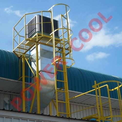 Evaporative air cooler system,evap, evaporative, เครื่องทำลมเย็น, อีแว๊ป,POWERCOOL,Industrial Services/Installation