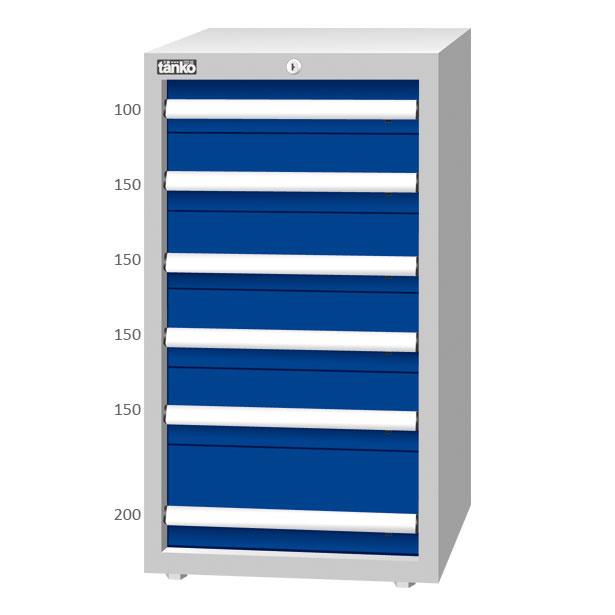 ตู้เหล็กเก็บเครื่องมือ TANKO รุ่น ED-10062 (จำนวน 6 ลิ้นชัก สูง 100 cm),ตู้เหล็ก,ตู้เหล็กเก็บเครื่องมือ,ตู้เครื่องมือ,ตู้เก็บในโรงงาน,TANKO,Materials Handling/Cabinets/Tool Cabinet