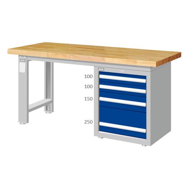 โต๊ะทำงานช่างพร้อมตู้เครื่องมือช่าง TANKO Workbench : Heavy Duty รุ่น WAS-57042(x) รองรับน้ำหนักสูงสุด 2000kg.,โต๊ะช่าง,โต๊ะทำงานช่าง,โต๊ะเหล็ก,TANKO,Heavy Duty,Workbench,WAS,หน้าท๊อป,top,workbench top,ลิ้นชัก,ลิ้นชักใต้โต๊ะ,ตู้เครื่องมือช่าง,TANKO,Materials Handling/Workbench and Work Table