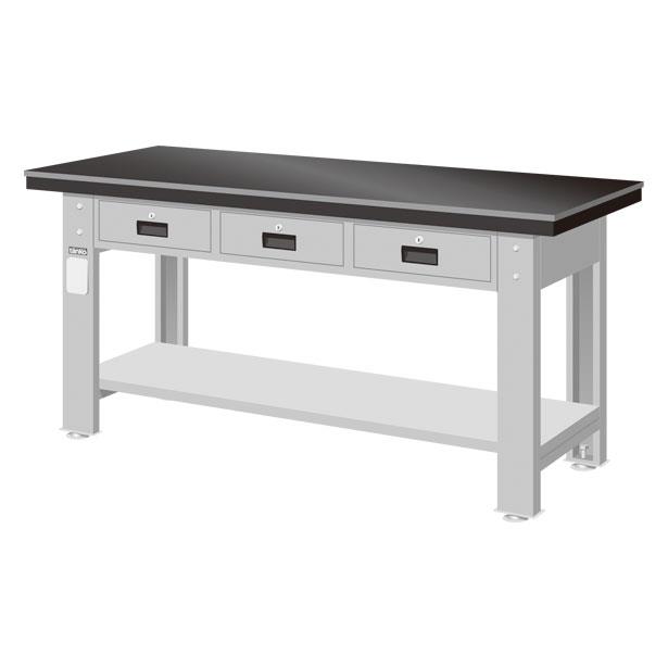 โต๊ะวางแม่พิมพ์ โต๊ะเหล็ก รุ่น WAT-5203A (TANKO Workbench : Benchworks Series),โต๊ะวางแม่พิมพ์,โต๊ะช่าง,โต๊ะเหล็กวางแม่พิมพ์,โต๊ะเหล็ก,โต๊ะวางเครื่องจักร,TANKO,Workbench,Benchwork,WA,หน้าท๊อป,top,workbench top,ลิ้นชัก,ลิ้นชักใต้โต๊ะ,TANKO,Materials Handling/Workbench and Work Table