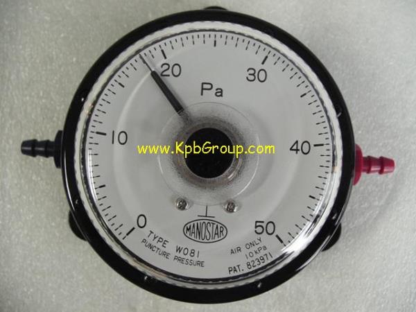 MANOSTAR Low Differential Pressure Gauge WO81FN50DV,YAMAMOTO, MANOSTAR, Pressure Gauge, WO81FN50DV,MANOSTAR,Instruments and Controls/Gauges