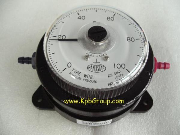 MANOSTAR Low Differential Pressure Gauge WO81FN100DV,YAMAMOTO, MANOSTAR, Pressure Gauge, WO81FN100DV,MANOSTAR,Instruments and Controls/Gauges