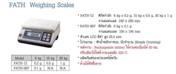 เครื่องชั่ง Nagata รุ่น FATH Weighing Scales ,จำหน่าย เครื่องชั่ง Nagata, เครื่องชั่ง weighing scales,Nagata,Instruments and Controls/RPM Meter / Tachometer