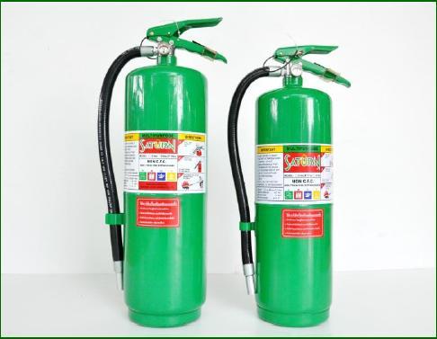เครื่องดับเพลิง ชนิดสารเหลวละเหย,เครื่องดับเพลิง,NON CFC,ถังเขียว,สูตรน้ำ,SATURN (แซทเทริล),Plant and Facility Equipment/Safety Equipment/Fire Protection Equipment