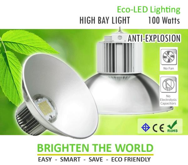 Eco-LED High Bay 100W Anti-Explosion,LED High Bay,LED Flood Light,LED T8,LED,โคม LED,Eco-Lite,Energy and Environment/Energy Projects