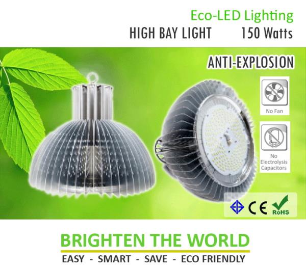 Eco-LED High Bay 150W Anti-Explosion,LED High Bay,LED Flood Light,LED T8,LED,โคม LED,Eco-Lite,Energy and Environment/Energy Projects