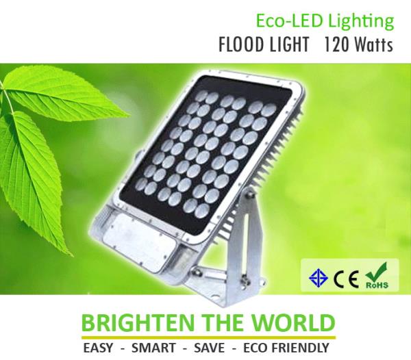 Eco-LED Flood Light 120W,LED High Bay,LED Flood Light,LED T8,LED,โคม LED,Eco-Lite,Energy and Environment/Energy Projects