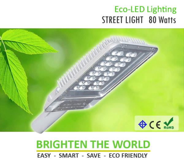 Eco-LED Street Light 80W,LED High Bay,LED Flood Light,LED T8,LED,โคม LED,Eco-Lite,Energy and Environment/Energy Projects