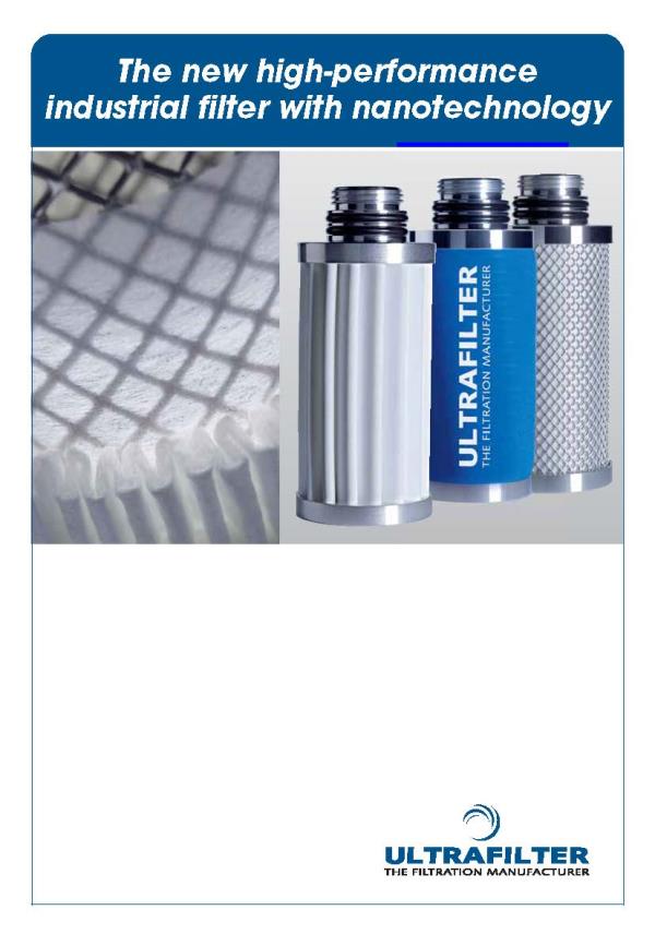 The new high-performance industrial filter with nanotechnology,ไส้กรองอากาศ,Ultrafilter,Machinery and Process Equipment/Filters/Filter Media & Filter Element