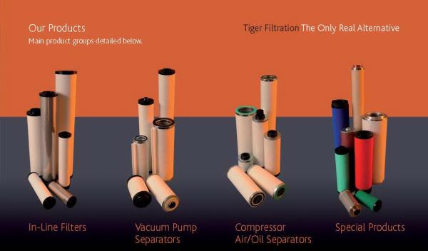 Tiger Filter Element,ไส้กรองอากาศ,Tiger,Machinery and Process Equipment/Filters/Filter Media & Filter Element