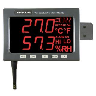 เครื่องวัดอุณหภูมิและความชื้น แบบบันทึกค่าได้ (Temp&Humdity Data Logger),เครื่องวัดอุณหภูมิและความชื้น,Tenmars,Instruments and Controls/Thermometers