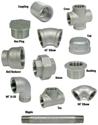 FITTING,ELBOW 45, ELBOW 90, BOSS, OUTLET, UNION, COUPLING,,Metals and Metal Products/Steel