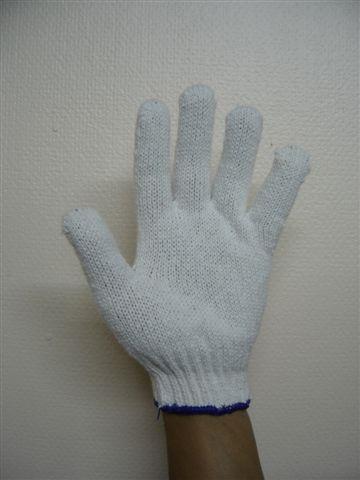 ถุงมือถักด้ายดิบขอบสีน้ำเงิน น้ำหนัก 600 กรัม,ถุงมือผ้า,CLEVER,Plant and Facility Equipment/Safety Equipment/Gloves & Hand Protection