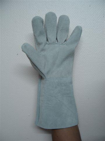 ถุงมือหนังท้องขอบหนังยาว (เทาล้วนยาว),ถุงมือหนังท้องขอบหนังยาว (เทาล้วนยาว),,Plant and Facility Equipment/Safety Equipment/Gloves & Hand Protection