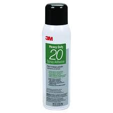 3M NO.20 Heavy Duty สเปรย์กาว สำหรับงานไม้ ขนาด 13.8 ออนซ์,3M กาวสเปรย์ No.20, กาวสเปรย์สำหรับงานไม้, กาวติดไ,3M,Sealants and Adhesives/Glue